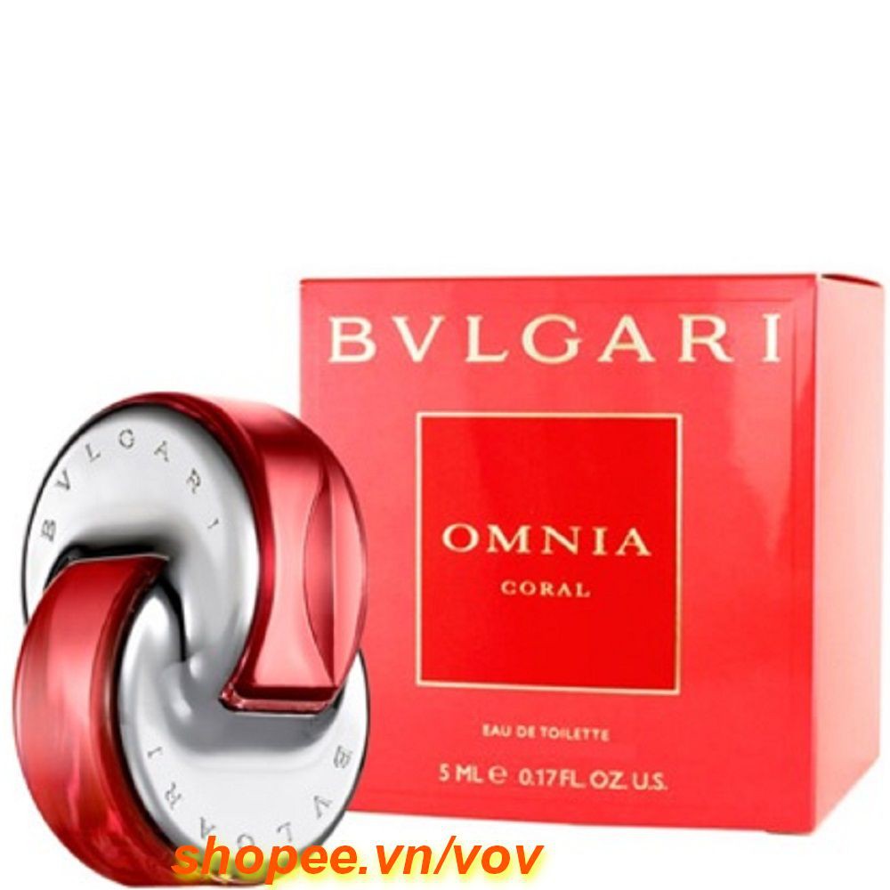 Nước Hoa Nữ 5ml Bvlgari Omnia Coral Chính Hãng.
