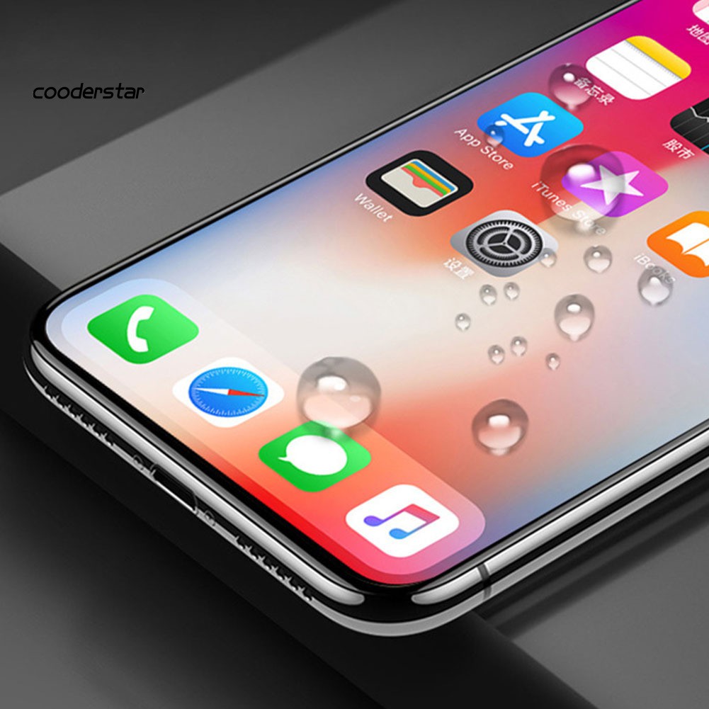 Kính Cường Lực 10d Chống Sốc Cho Iphone Xs / Xs Max / Xr / X / 6s / 7 Plus / 8