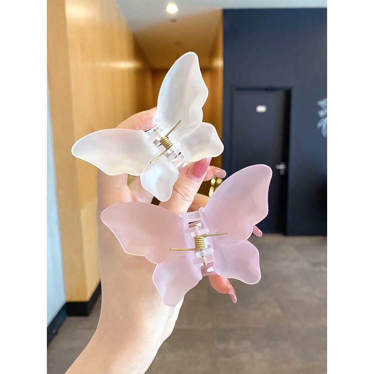 Kẹp Tóc Hình Bướm Trong Suốt Thời Trang Cho Nữ