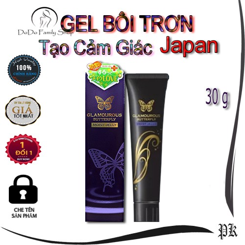 Gel bôi trơn Jex Glamourous Butterfly Moist Jelly Sản Xuất Tại Nhật Bản