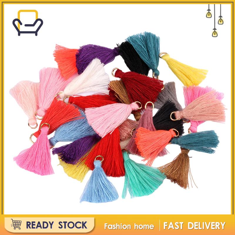 Set 100 Dây Tua Rua Lụa Treo Trang Trí Trang Sức DIY Happi2ness