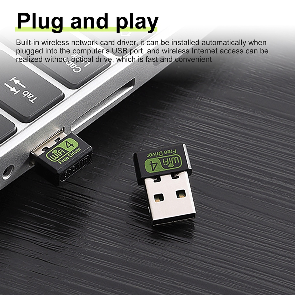 Thẻ Mạng Không Dây Tốc Độ Cao 150Mbps RTL8188 Không Cần Truy Cập USB Có Ăng Ten Điều Hướng Omni