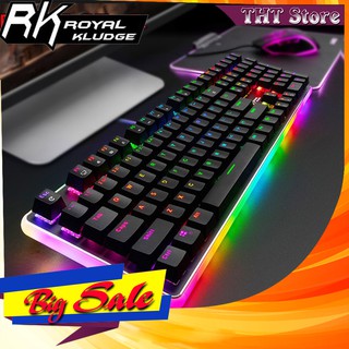 Bàn phím cơ Royal Kludge RK 918 Blue - Red - Brown Switch LED viền RGB- Chính Hãng- Bảo hành 1 năm