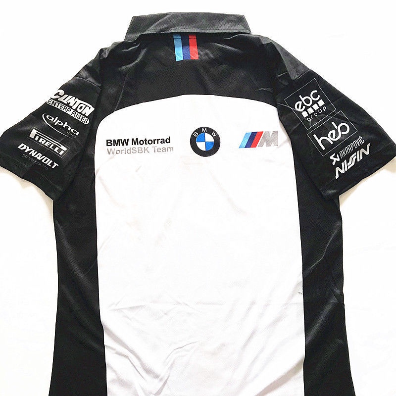 Áo Thun POLO Tay Ngắn Khô Nhanh Mùa Hè In Logo Bmw Dành Cho Nam