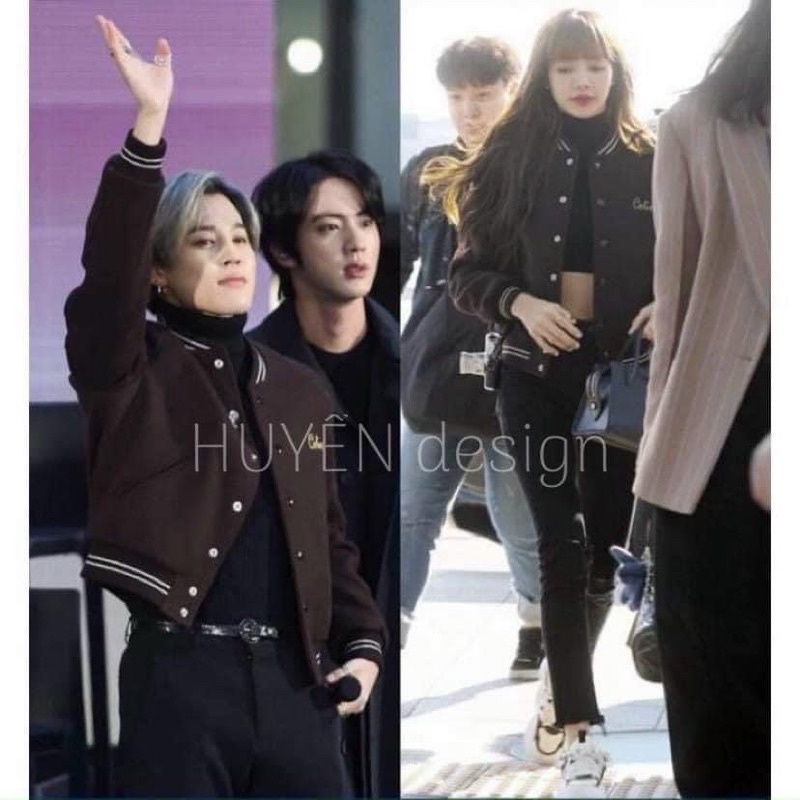 ÁO BOMBER DẠ THÊU NGỰC CHỮ C.LINE