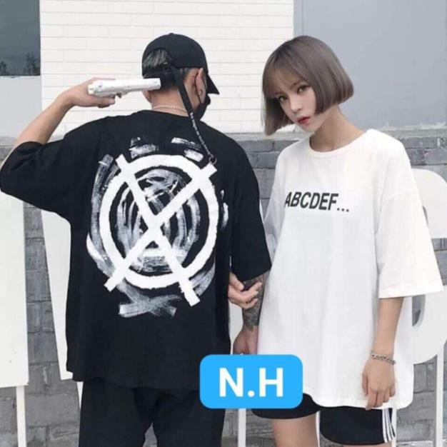 Áo phông dấu đan nam nữ fom to rộng chất cooton đẹp M1❗️❗️❗️ . ༷ 👑