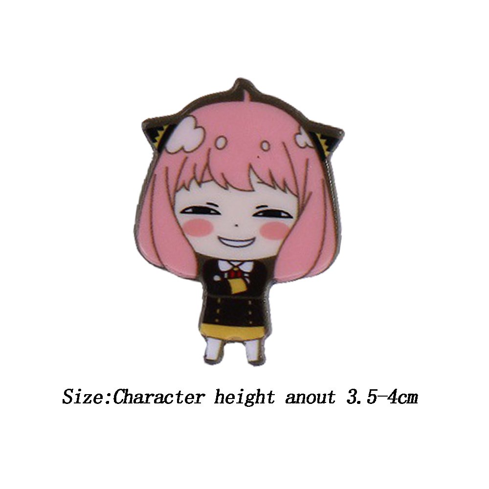 Ghim Cài Áo Phong Cách Anime SPY×FAMILY Dễ Thương