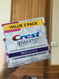 [Hàng Mỹ-bill] Kem đánh răng 3D Credit white advance/ ultra 158gr