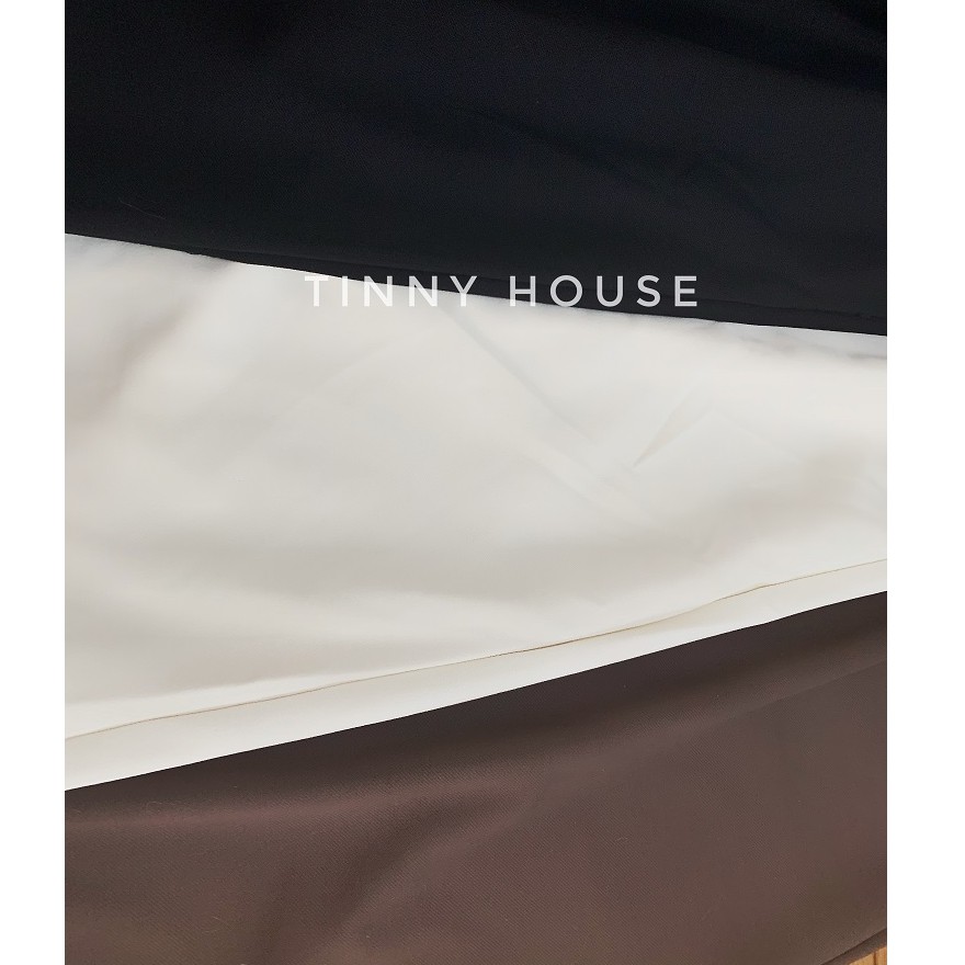 Chân váy trơn freesize, chất dày dặn, cạp chun xẻ sau | BigBuy360 - bigbuy360.vn