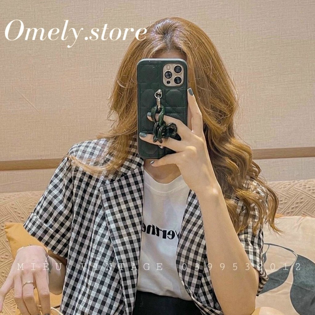 Set 3 Món Gồm Áo Khoác Kẻ và Áo Phồng Trắng Kèm Chân Váy Tầng Đen Siêu Xinh Tiết Kiệm Cho Nữ | BigBuy360 - bigbuy360.vn