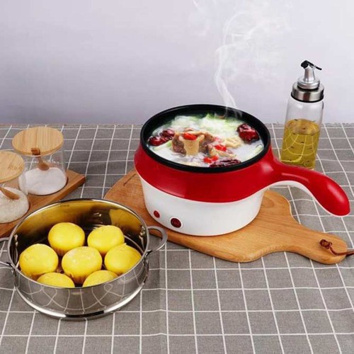 [HOMETET1 giảm 40K] Nồi lẩu mini 18cm tặng kèm giá hấp(Retoanquoc)