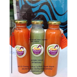 Chai thuỷ tinh cold brew dáng thon cao 350ml