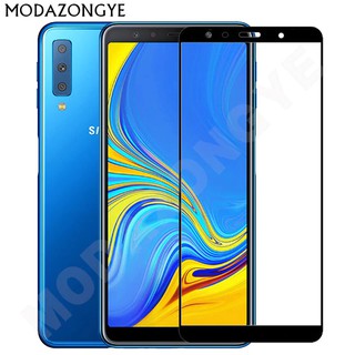 Kính cường lực full màn Samsung A7 2018 Đen