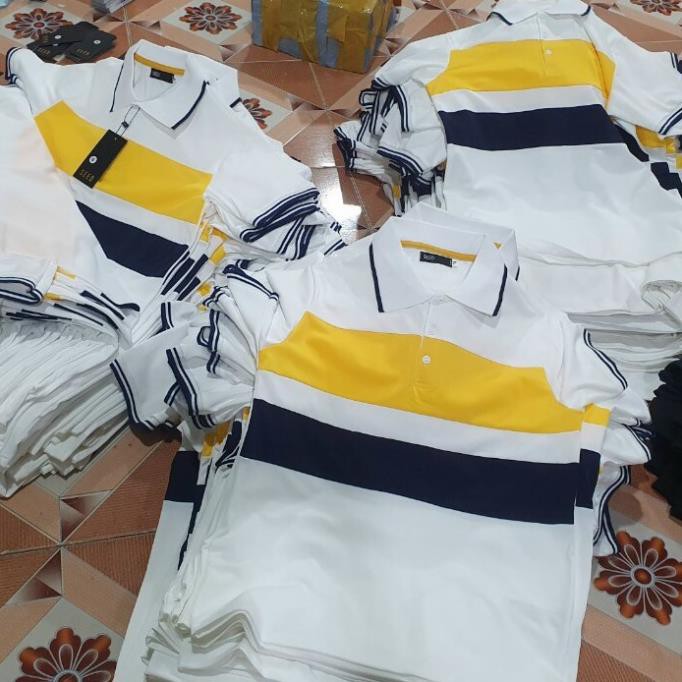 Áo Sơ mi Nam dài tay có cổ vải Lụa Cotton Trắng xuất xịn,chuẩn form trẻ trung MINHSTORE | BigBuy360 - bigbuy360.vn