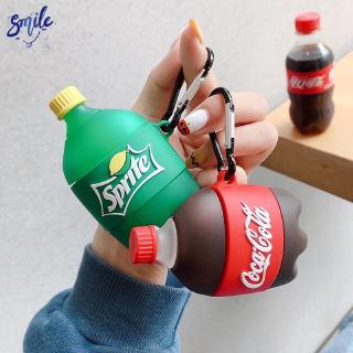 【Fast delivery】3D Silicone Coke Sprite Drink Bottle Case For Apple Airpods 1/2 Pro Cover Wireless Bluetooth Earphone Protective Case