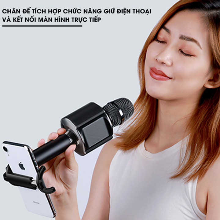 Micro karaoke bluetooth Remax K05 tích hợp giá đỡ điện thoại