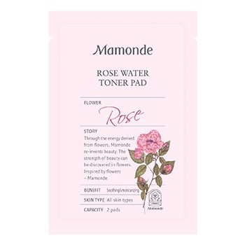 (MBC-sample) Nước hoa hồng dạng đắp mặt Mamonde Rose Water Toner Pad