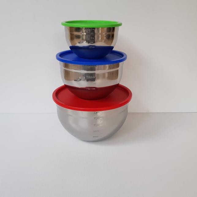 Tô Trộn Bằng Thép Không Gỉ 3qt Chmb3Qt / Acs' 079 20cm | BigBuy360 - bigbuy360.vn