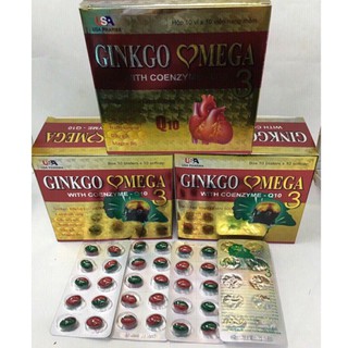 GINKGO OMEGA 3 Hoạt huyết dưỡng não 100 viên