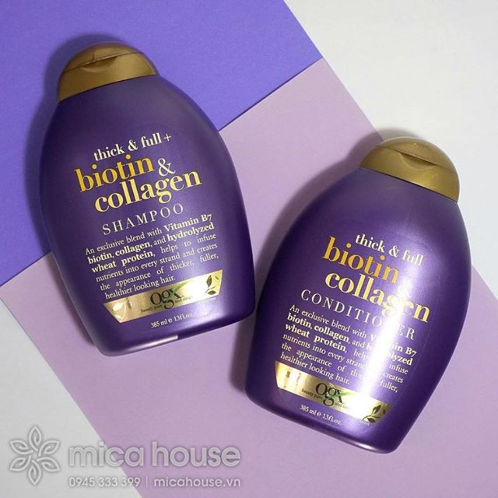 Dầu gội Biotin collagen 385ml Ogx USA | BigBuy360 - bigbuy360.vn