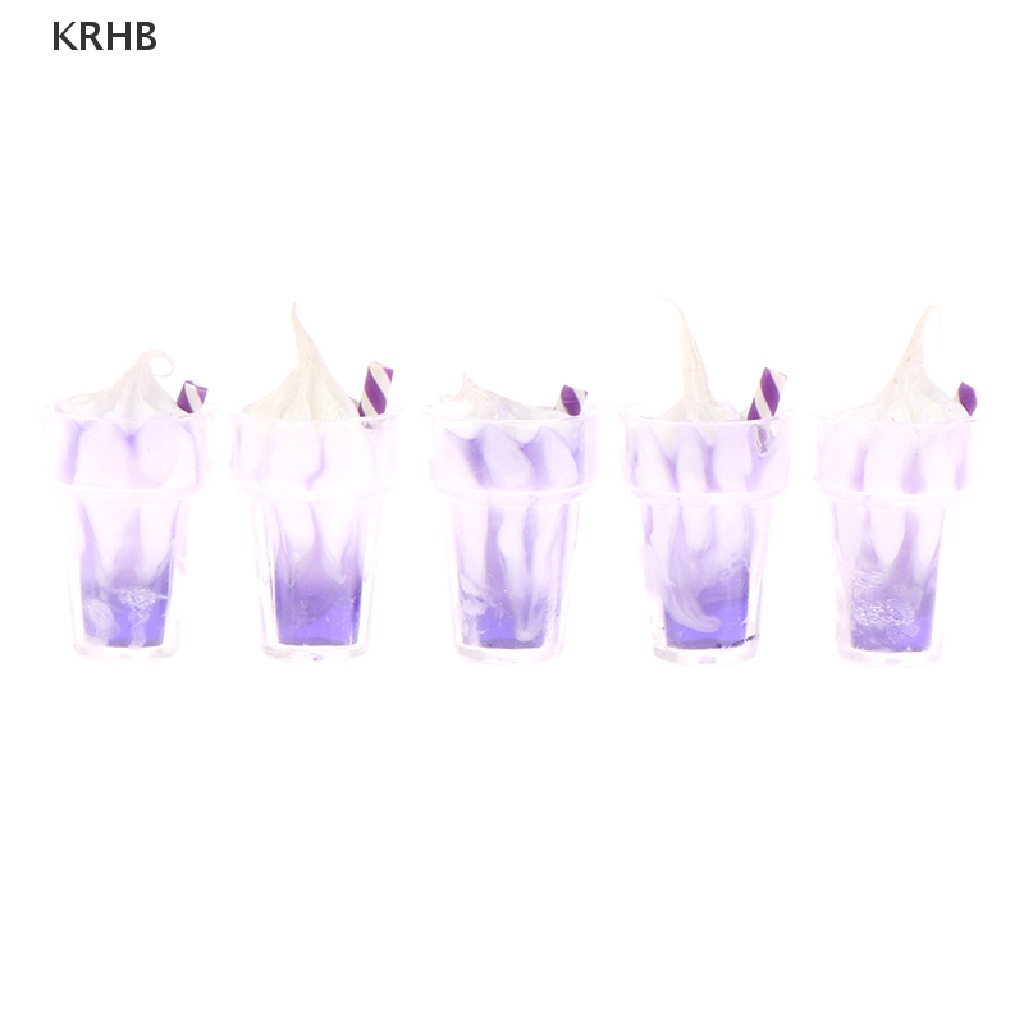 Set 5 Ly Kem Trang Trí Nhà Búp Bê 1: 12 Mới