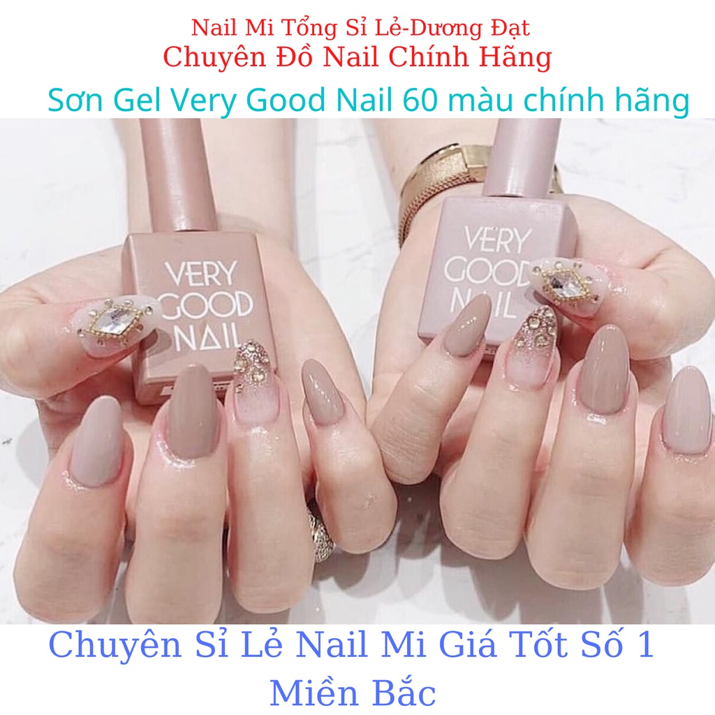 "Hàng Chính Hãng" sét sơn gel very good nail 60 màu tặng base top +bảng màu + box hàn-Nail Mi Tổng Sỉ Lẻ