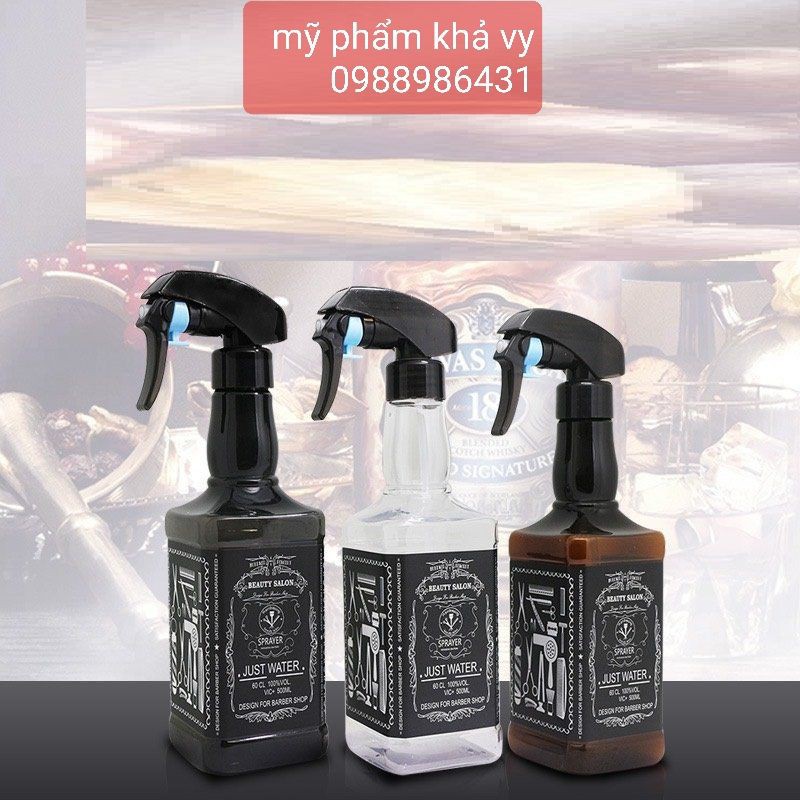 Chai xịt nước phun dạng sương cao cấp cho barber Water Spray For Haircut