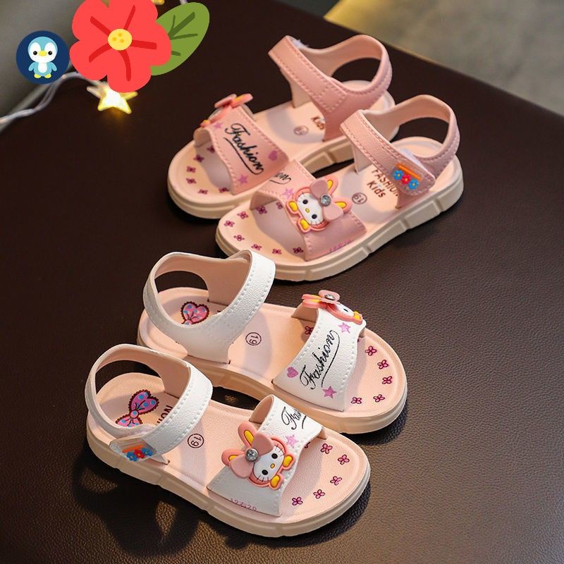 Dép quai hậu bé gái.Sandal bé gái hàng quảng châu êm mền
