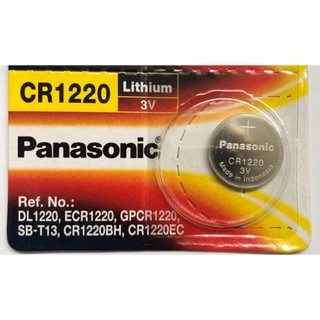 Pin CR1220 Panasonic 3V Lithium Vỉ 1 Viên thumbnail