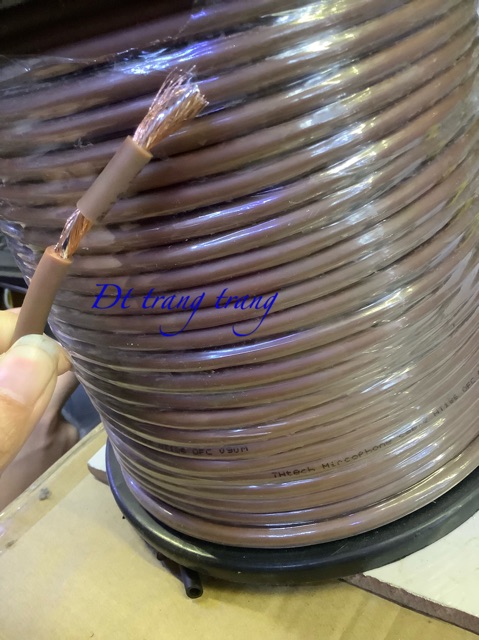[Mã ELHACE giảm 4% đơn 300K] Cuộn 100 m dây tín hiệu micro mềm lõi đồng HT186