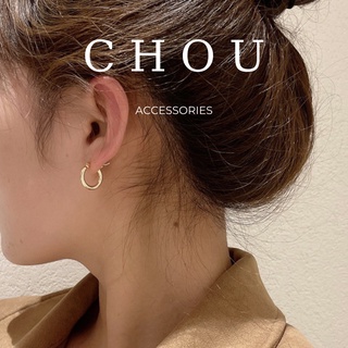 Bông Tai Hình Tròn Basic | CHOU ACCESSORIES |