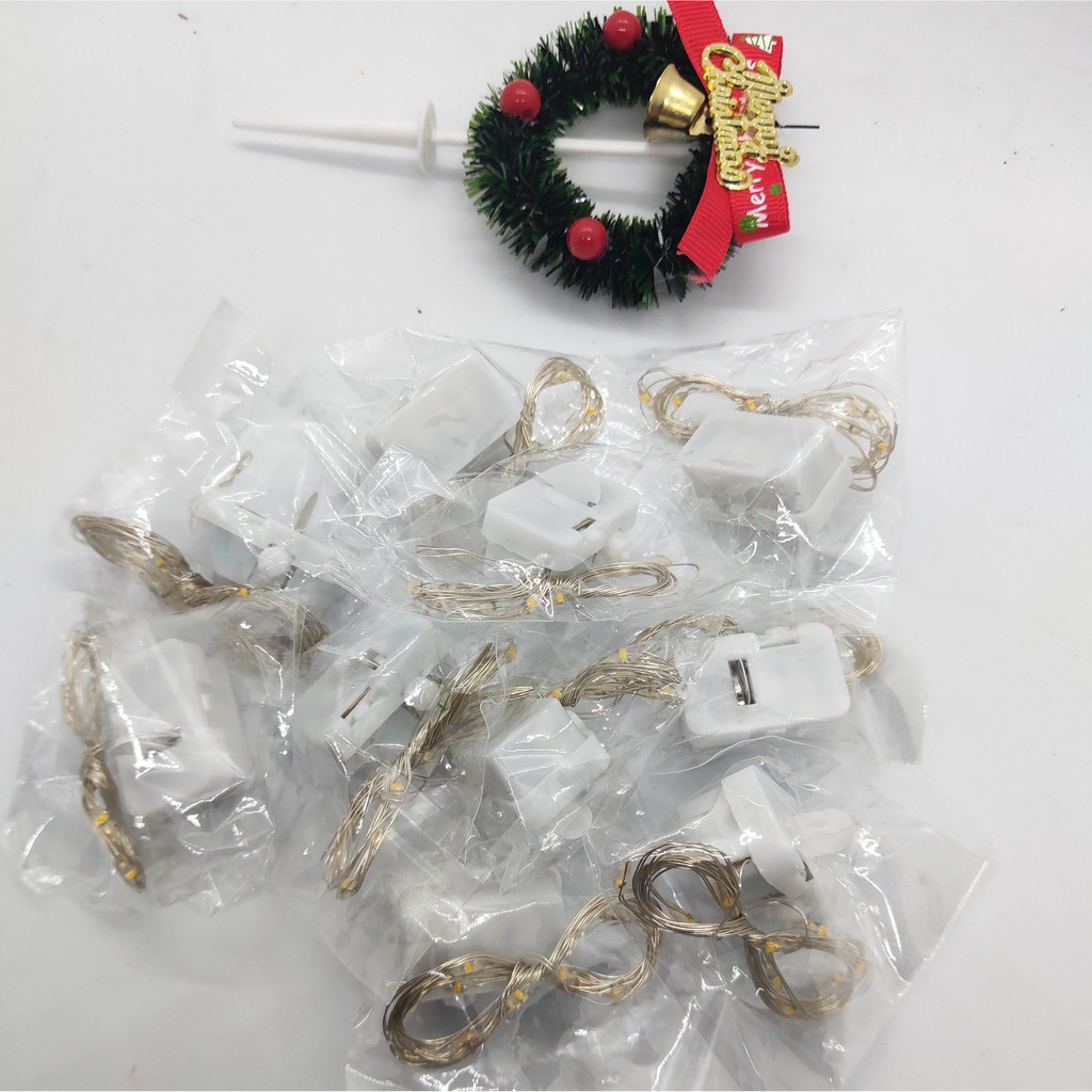 Đèn Led đom đóm 1m chạy pin, đèn trang trí chụp hình, trang trí bánh kem decor ảnh, bữa tiệc ...