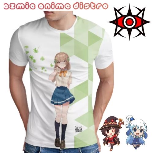 Áo Thun In Hình Anime Osanamiji Ga Zettai Ni Makenai Shida Kuroha