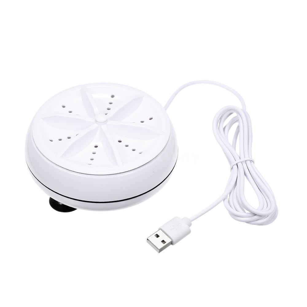 Máy Giặt Mini 2 Trong 1 Siêu Âm Kèm Dây Cáp Usb Tiện Dụng Mang Theo Du Lịch