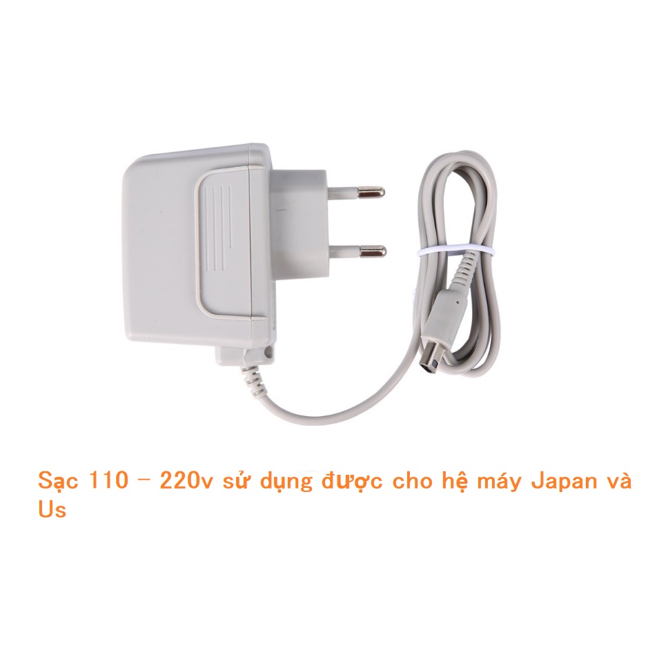 Sạc 220v cao cấp máy game nintendo 3ds 2ds dsi
