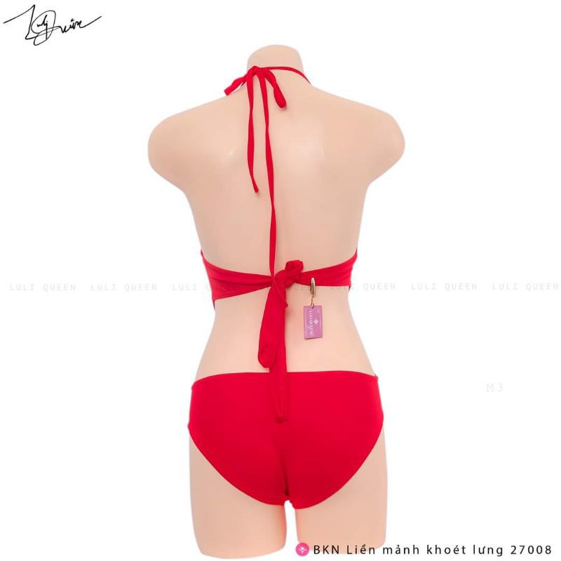 Bikini đỏ liền mảnh tông màu SIÊU NGỌT NGÀO mã 19137