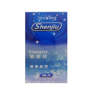 Bao cao su Shenjiu Loveing, bao cao su mẫu mới siêu mỏng nhiều gel bôi trơn, hộp 10 bcs
