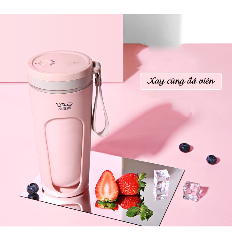 Máy xay sinh tố Lotor [Hàng chính hãng] ❤FREESHIP ❤dung tích 430ml , Sạc từ tính, Bảo hành 06 Tháng, AKIKO _Vietnam