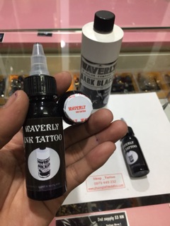 Mực xăm Waverly đen bóng: 30ml( hàng có sẵn)