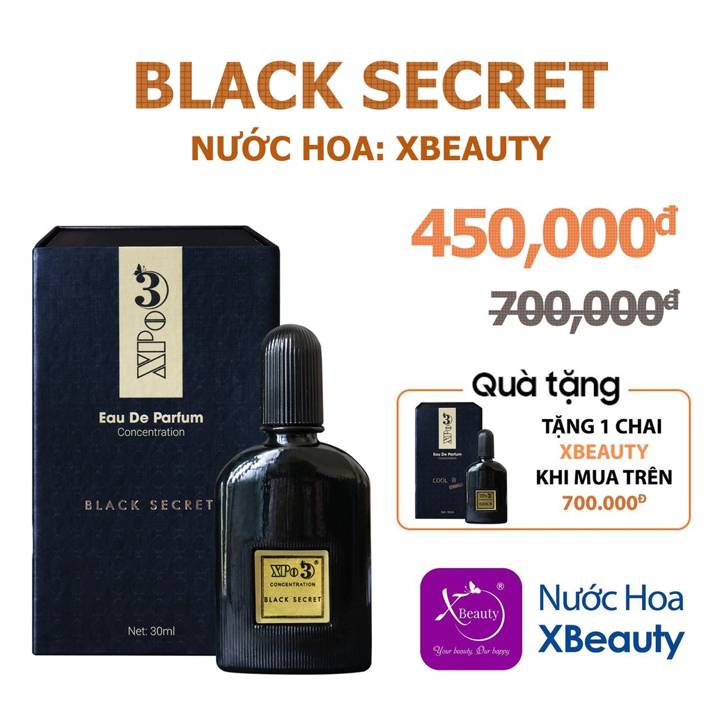 Nước hoa Nam Nữ XBeauty XPo3 30ml (Có 10 Mùi)