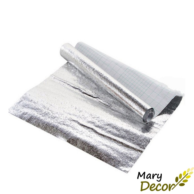 Cuộn giấy bạc dán tường nhà bếp chống thấm bền đẹp (3 mét khổ 40cm, 3 mét khổ 60cm) | BigBuy360 - bigbuy360.vn