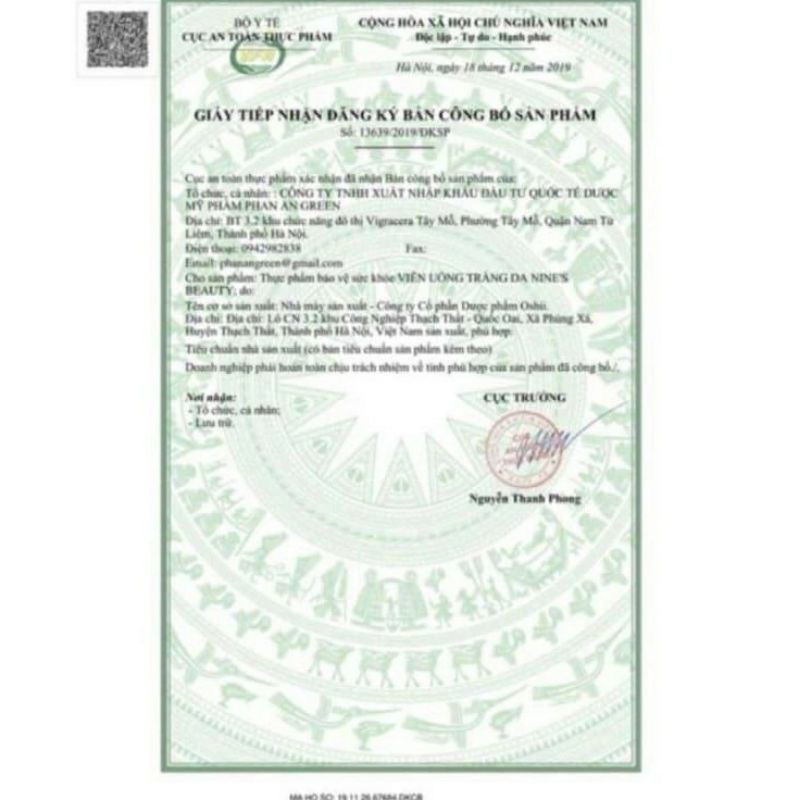 Viên Uống Nines Beauty Trắng Da, Mờ Nám, Giảm Nếp Nhăn Chính Hãng | BigBuy360 - bigbuy360.vn