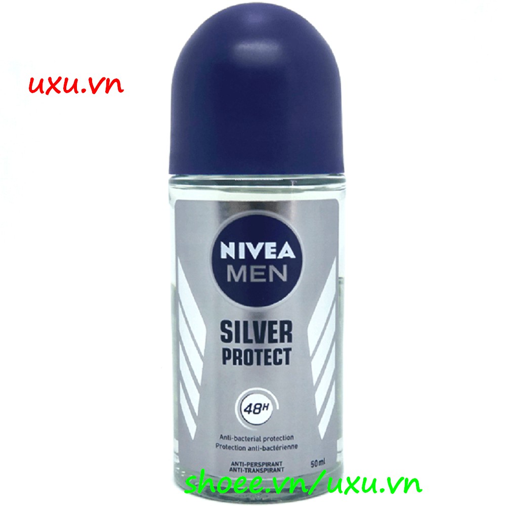 Lăn Khử Mùi Nam 50Ml Nivea Silver Protecter Phân Tử Bạc, Với uxu.vn Tất Cả Là Chính Hãng.