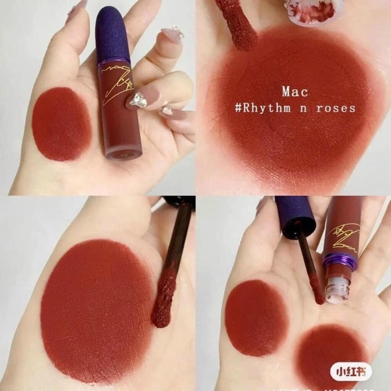 Son kem lì Mac Lisa-Powder kiss liquid lip color