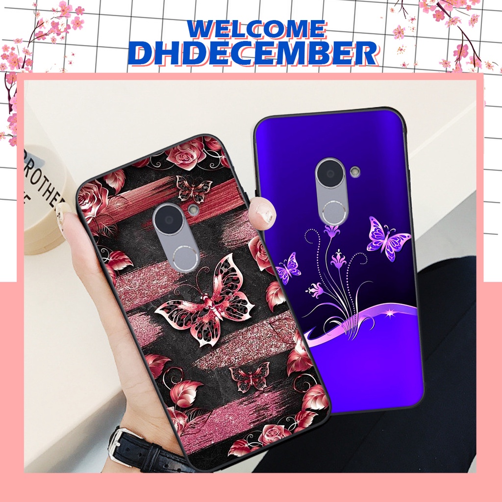 Ốp lưng Huawei Y7 PRIME 2017 in hình hoa tinh tế , mới mẻ DH DECEMBER