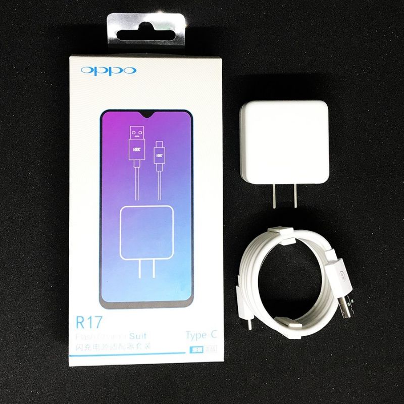 Chính Hãng - Củ Cáp Sạc Nhanh Oppo Vooc R17 5v-4a Đầu Ra Chân Type-C
