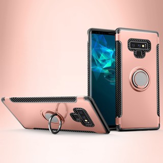 Case For Samsung Galaxy Note 9 Car Holder Stand Magnetic Finger Ring TPU+PC