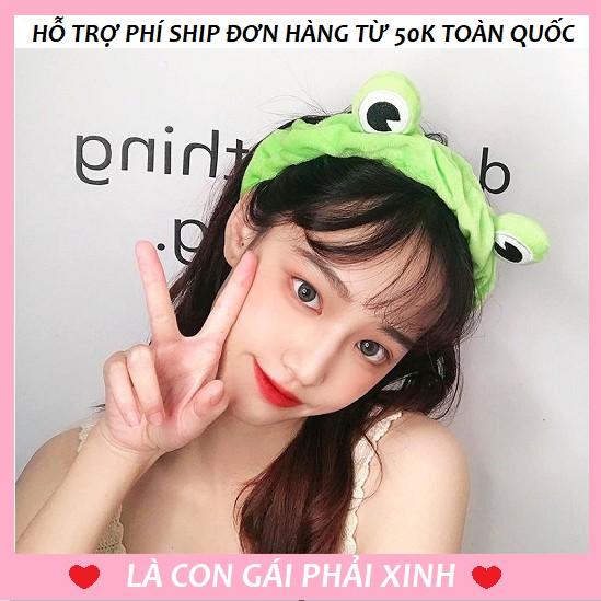 Băng Đô Hình Chú Ếch Xanh Vui Nhộn & Mèo Mềm