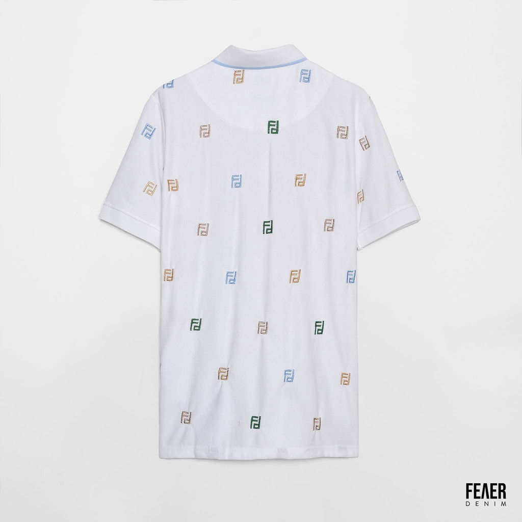 Áo thun nam Polo cổ bẻ FEAER PATTERN chất Cotton mát mẻ, co dãn - FEAER DENIM