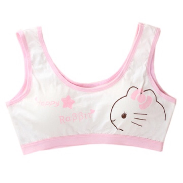 Bra / Áo Lá Học Sình Mút mỏng Happy Rabbit Xuất Hàn  ( AL : 079 ) Hàng Loại Đẹp.